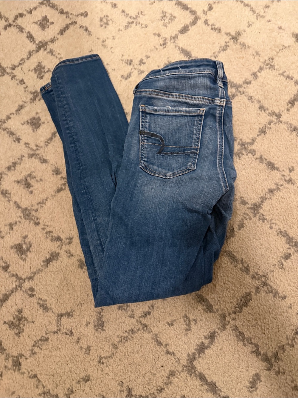 American Eagle Outfitters Women's Medium Blue Skinny Jeans